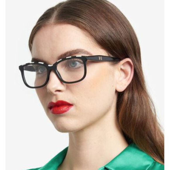 NWT Carolina Herrera HER0147-80S-54 080S Blck 54mm Eyeglasses